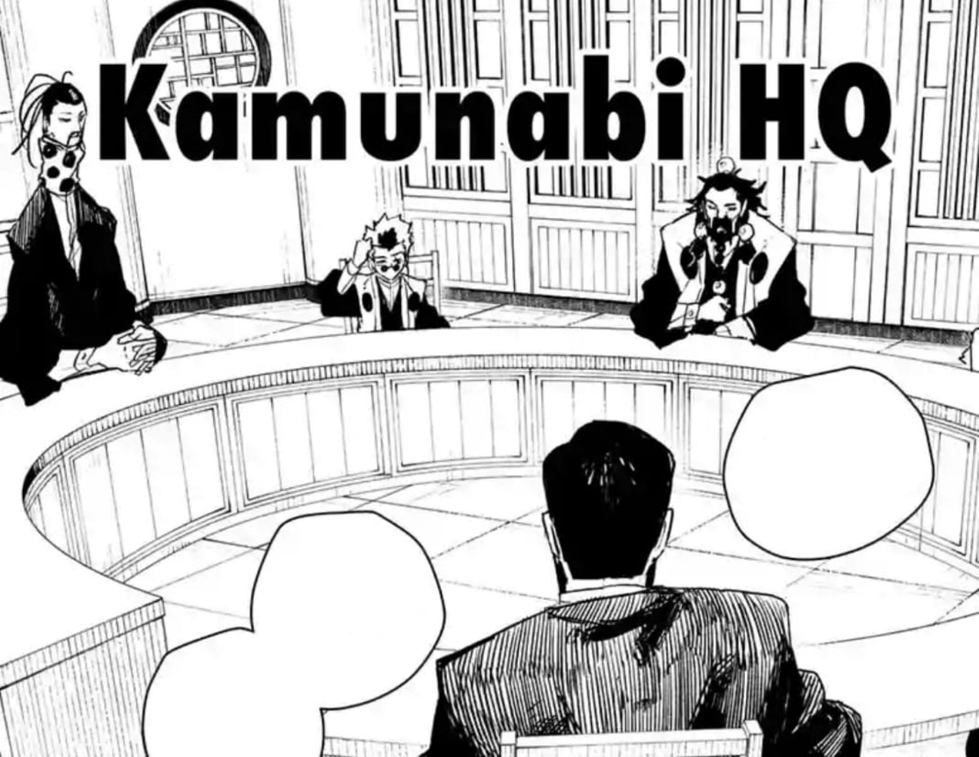 The Kamunabi higher-ups (Image via Shueisha)